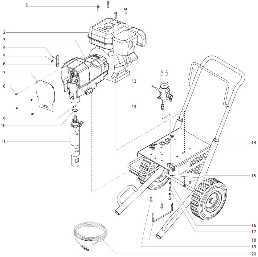 Advantage GPX 220 Main Assembly